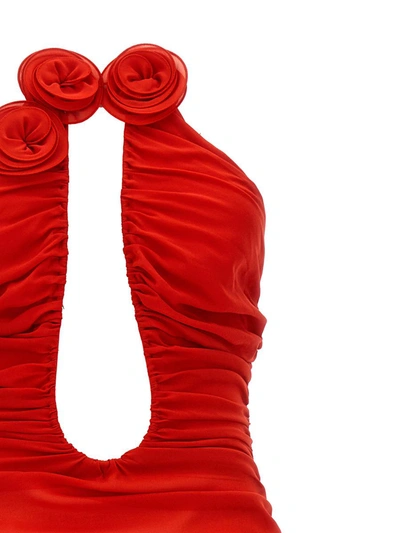 Shop Magda Butrym '24' Mini Dress In Red