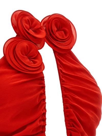 Shop Magda Butrym '24' Mini Dress In Red