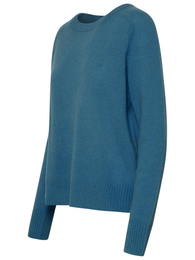 Shop 360cashmere 360 Cashmere Light Blue Cashmere 'taylor' Sweater