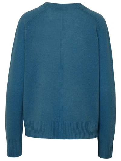 Shop 360cashmere 360 Cashmere Light Blue Cashmere 'taylor' Sweater