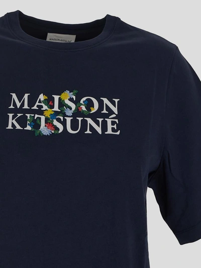 Shop Maison Kitsuné Maison Kitsune' T-shirts And Polos In Inkblue