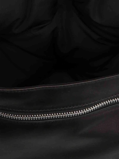 Shop Maison Margiela 'glam Slam Flap' Medium Shoulder Bag In Black