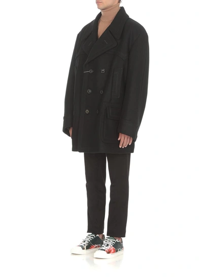 Shop Maison Margiela Coats Black