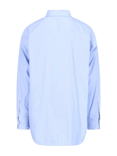 Shop Maison Margiela Shirts In Blue