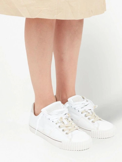 Shop Maison Margiela Sneakers In White