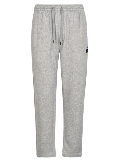 Shop Isabel Marant Marant Trousers In Grey/midnight