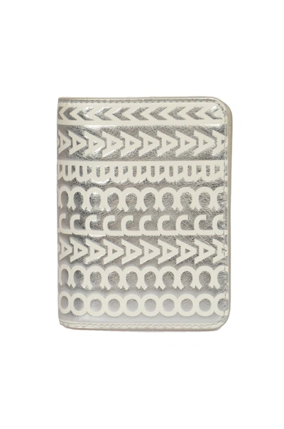Shop Marc Jacobs Wallets In Silver Bright White