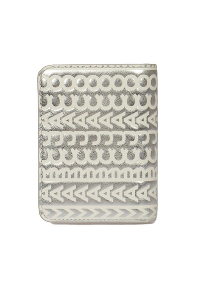 Shop Marc Jacobs Wallets In Silver Bright White