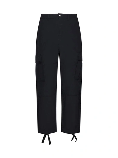 Shop Marcelo Burlon County Of Milan Marcelo Burlon Trousers In Black