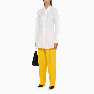 Shop Marni Baggy Trousers In Yellow
