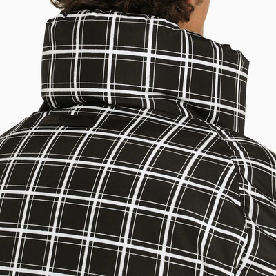 Shop Marni Black/white Check Oversize Jacket