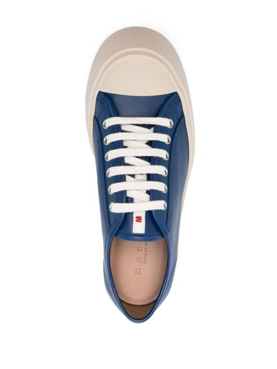 Shop Marni Sneakers In Clear Blue