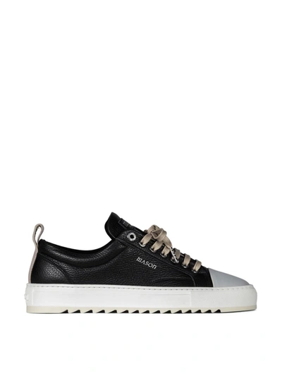 Shop Mason Garments Astro Low-top Sneakers In Black