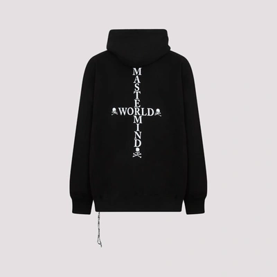 Shop Mastermind Japan Mastermind World  Cotton Hoodie Sweatshirt In Black