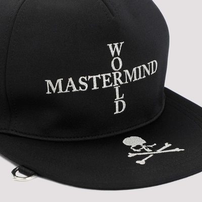 Shop Mastermind Japan Mastermind World  Cap Hat In Black