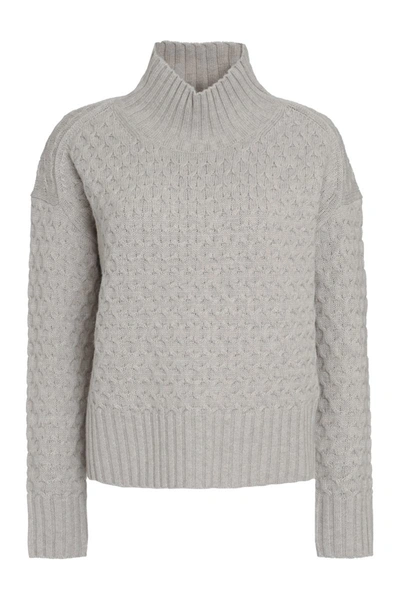 Shop Max Mara Studio Valdese Wool And Cashmere Sweater In Grey