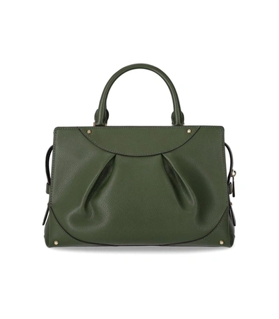 Shop Michael Kors Enzo Green Handbag