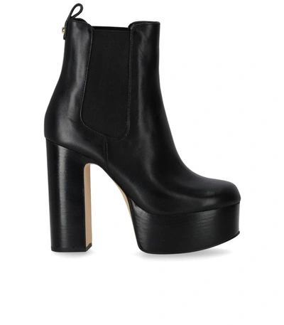 Shop Michael Kors Natasha Black Heeled Ankle Boot