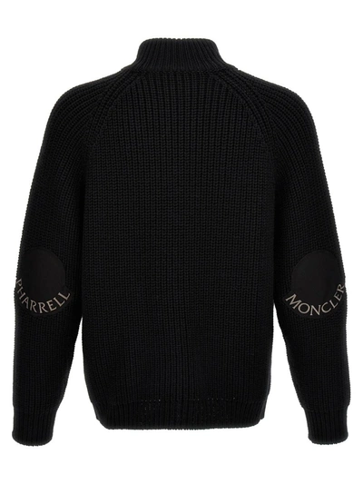 Shop Moncler Genius Cardigan  X Pharrell Williams In Black