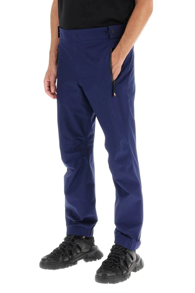 Shop Moncler Grenoble Gore-tex Paclite Sporty Trousers In Blue