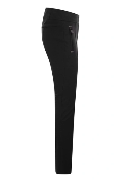 Moncler Grenoble Women Twill Trousers In Black