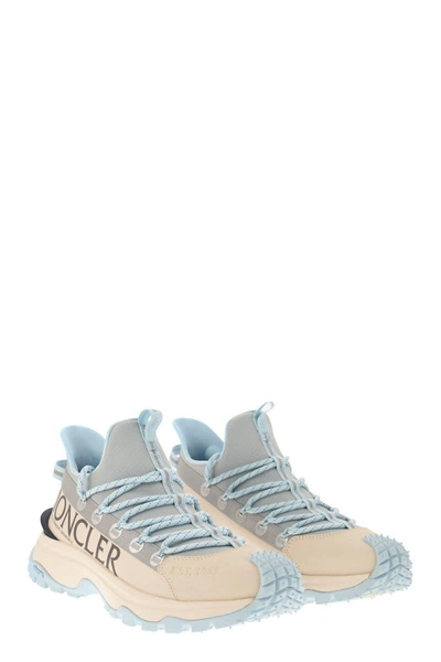 Shop Moncler Trailgrip Lite2 - Sneakers In Light Blue/beige