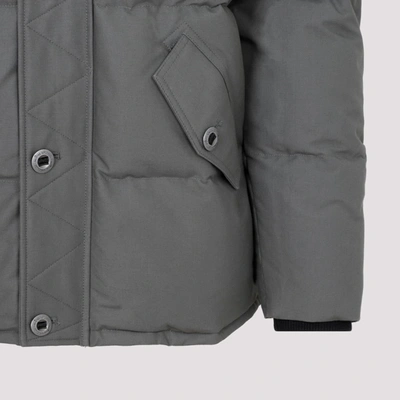 Shop Moose Knuckles 3q Fur Jacket Wintercoat In Green