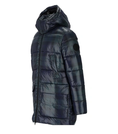 Shop Moose Knuckles Mistaya Black Hooded Down Jacket