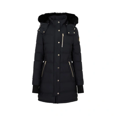 Shop Moose Knuckles Watershed Parka Wintercoat In Black