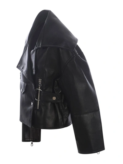Shop Nanushka Jacket  "ado" In Black