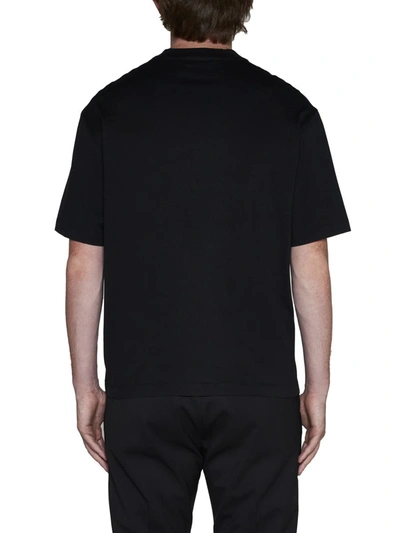 Shop Neil Barrett T-shirts And Polos In Blk/whi/yel
