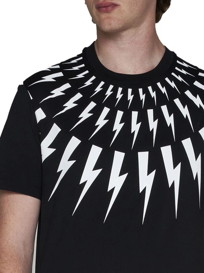 Shop Neil Barrett T-shirts And Polos In Black
