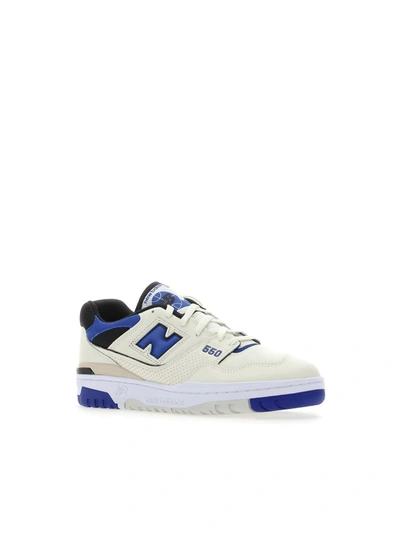 Shop New Balance Sneakers In Off White / Blue