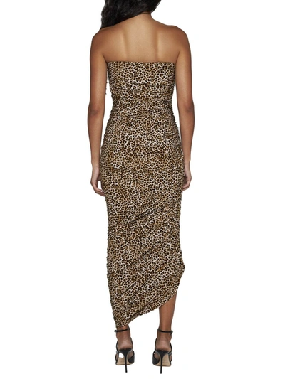 Shop Norma Kamali Dresses In Brown