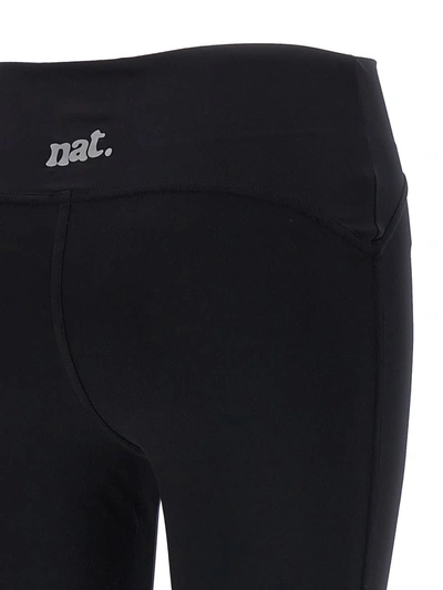 Not After Ten Tulle Insert Leggings In Black