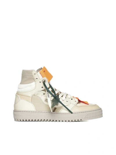 Shop Off-white Off White Sneakers In Beige Beige
