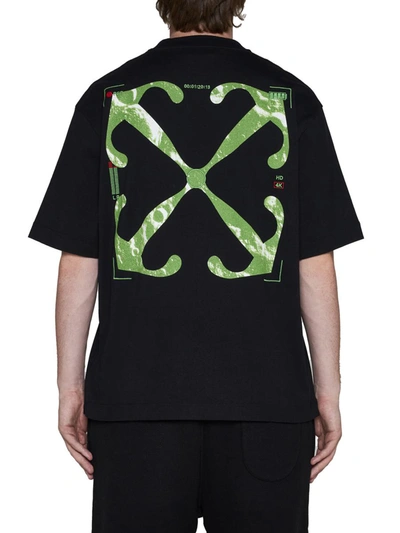 Shop Off-white Off White T-shirts And Polos In Black Green