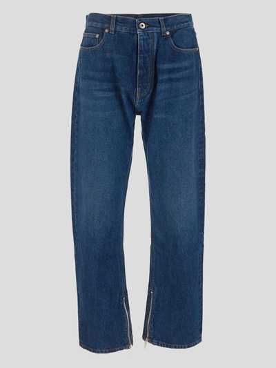 Shop Off-white Jeans In Mediumblu