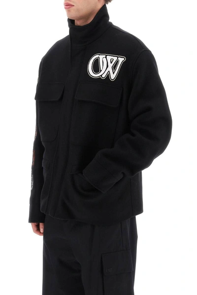 Shop Off-white Moon Phase Field Jacket In Black