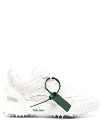 Shop Off-white Odsy-2000 Leather Sneakers