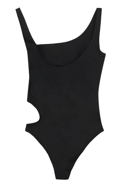 Shop Off-white One-piece Swimsuit In Black