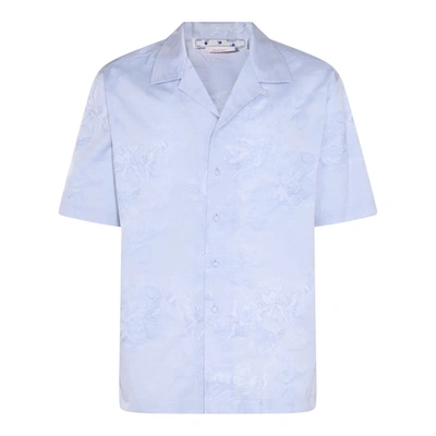 Shop Off-white Shirts Blue