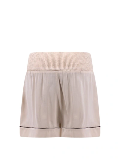 Shop Off-white Shorts In Beige
