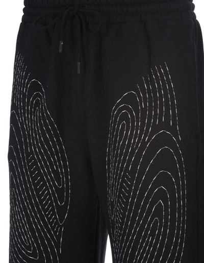 Shop Off-white Skate Body Stitch Joggers In Jersey In Black
