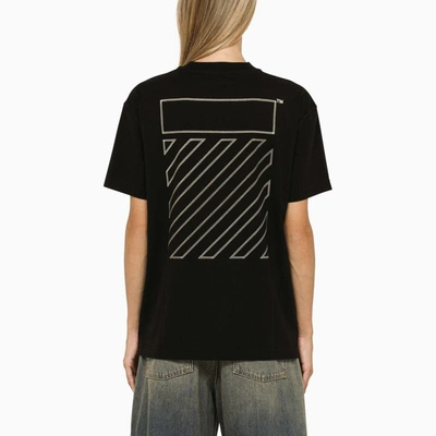 Shop Off-white ™ Crew-neck T-shirt With Logo In Black