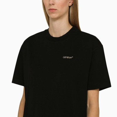 Shop Off-white ™ Crew-neck T-shirt With Logo In Black