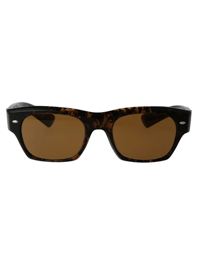 Oliver Peoples Kasdan Tortoiseshell Square-frame Sunglasses In Brown