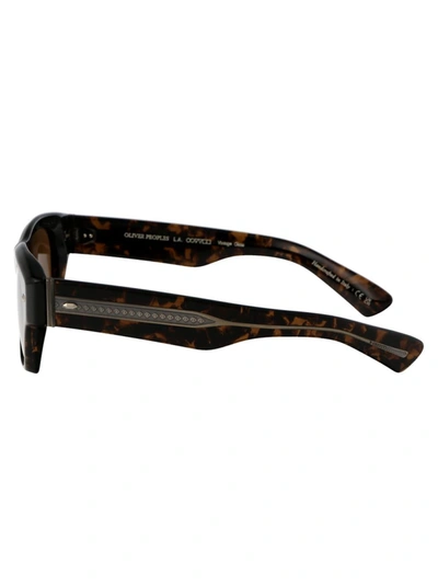 Oliver Peoples Kasdan Tortoiseshell Square-frame Sunglasses In Brown