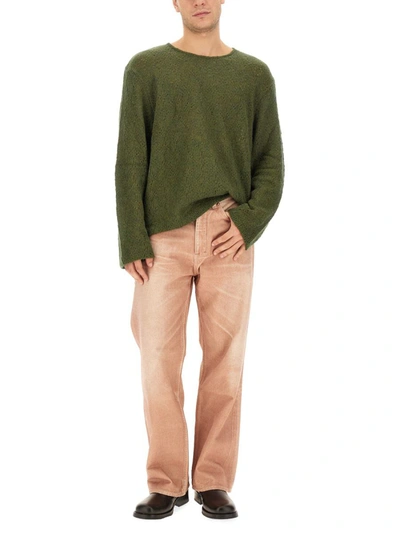 Shop Our Legacy Mohair Blend Knit In Green