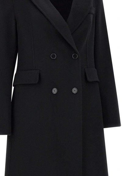 Shop P.a.r.o.s.h . "leak23" Wool Coat In Black